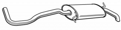 WALKER 21947 -  Глушитель выхлопных газов конечный