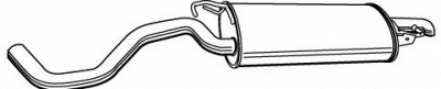 WALKER 22006 -  Глушитель выхлопных газов конечный