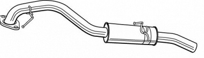 WALKER 22589 -  Глушитель выхлопных газов конечный