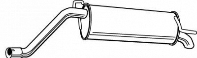 WALKER 23249 -  Глушитель выхлопных газов конечный