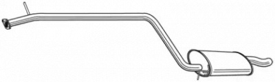 WALKER 24068 -  Глушитель выхлопных газов конечный