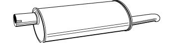 WALKER 70339 -  Глушитель выхлопных газов конечный