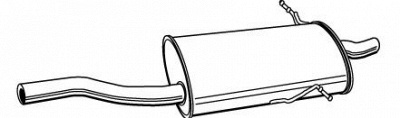 WALKER 72301 -  Глушитель выхлопных газов конечный