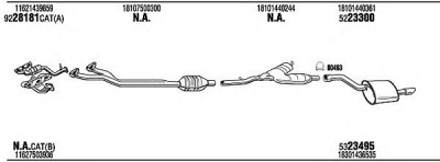 WALKER bwh07747cb -  Система выпуска ОГ