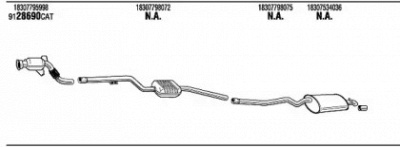 WALKER bwk052829a - Система выпуска ОГ