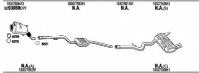WALKER bwk053146ba - Система выпуска ОГ