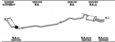 WALKER bwk116669bb - Система выпуска ОГ