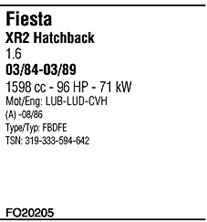 WALKER fo20205 -