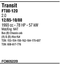 WALKER fo80522b -