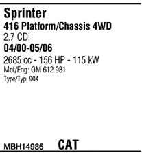 WALKER mbh14986 -  
