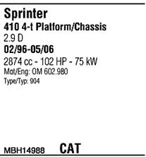 WALKER mbh14988 -