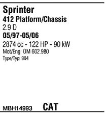 WALKER mbh14993 -  