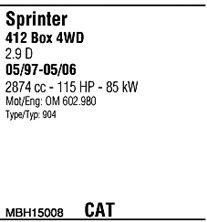 WALKER mbh15008 -  