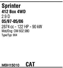 WALKER mbh15010 -