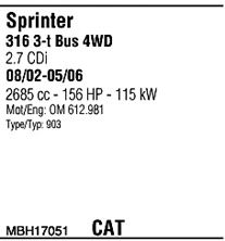 WALKER mbh17051 -