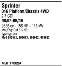 WALKER mbh17062a -  