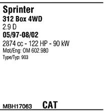 WALKER mbh17063 -  