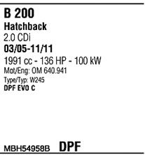 WALKER mbh54958b -  Система выпуска ОГ
