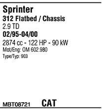 WALKER mbt08721 -  