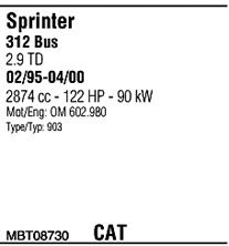WALKER mbt08730 -  