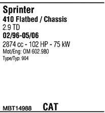 WALKER mbt14988 -