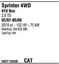 WALKER mbt15006 -  
