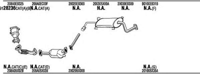 WALKER nih56223ba - Система выпуска ОГ