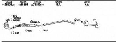 WALKER opk030934bb -  Система выпуска ОГ