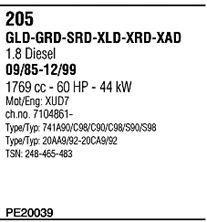 WALKER pe20039 -