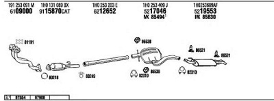 WALKER vw36154 -