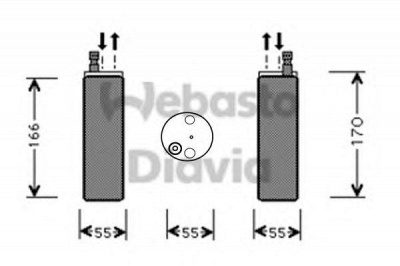 WEBASTO 82d0175359a - Осушитель, кондиционер