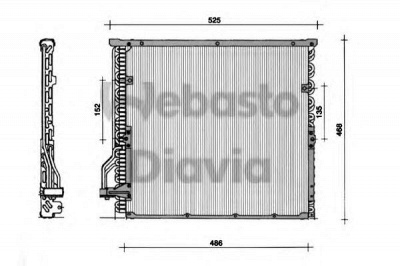 WEBASTO 82d0225014b - Конденсатор, кондиционер