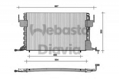 WEBASTO 82d0225021a -  Конденсатор, кондиционер