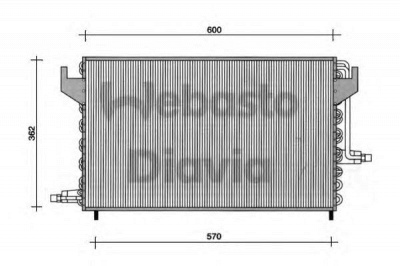 WEBASTO 82d0225024b -  Конденсатор, кондиционер