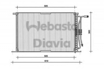 WEBASTO 82d0225026a -  Конденсатор, кондиционер