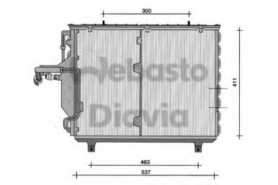 WEBASTO 82d0225041a -  Конденсатор, кондиционер