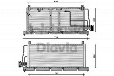 WEBASTO 82d0225046a -  Конденсатор, кондиционер