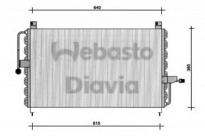 WEBASTO 82d0225051a - Конденсатор, кондиционер