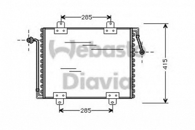 WEBASTO 82d0225056a -  Конденсатор, кондиционер