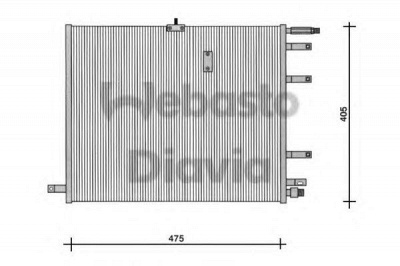 WEBASTO 82d0225070a - Конденсатор, кондиционер