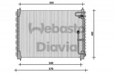 WEBASTO 82d0225077b - Конденсатор, кондиционер