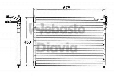 WEBASTO 82d0225084a -  Конденсатор, кондиционер