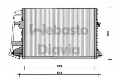 WEBASTO 82d0225099a - Конденсатор, кондиционер