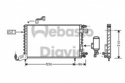 WEBASTO 82d0225101a - Конденсатор, кондиционер
