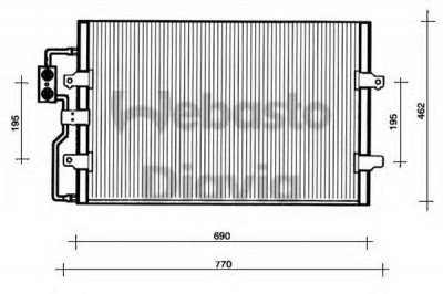 WEBASTO 82d0225110a -  Конденсатор, кондиционер