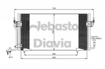 WEBASTO 82d0225117ms1a -  Конденсатор, кондиционер