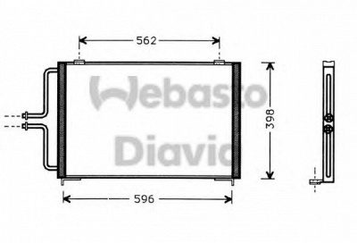 WEBASTO 82d0225139a -  Конденсатор, кондиционер