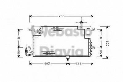 WEBASTO 82d0225144a - Конденсатор, кондиционер
