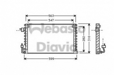 WEBASTO 82d0225173a -  Конденсатор, кондиционер