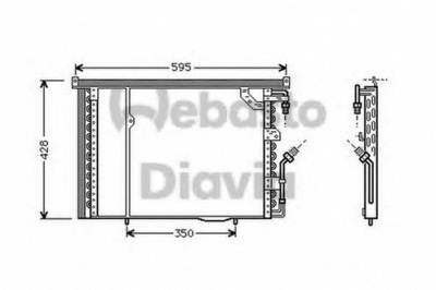 WEBASTO 82d0225192a -  Конденсатор, кондиционер